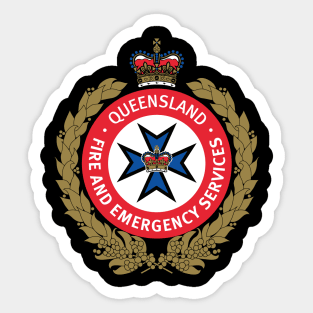 Queensland Fire and Emergency Service Sticker